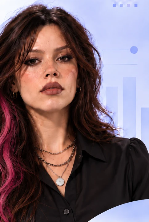 Retrato oficial da identidade digital de Olivia Mercer